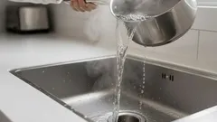 Miksi kiehuvaa vettä ei saa kaataa viemäriin: riskit, joita et tiennyt